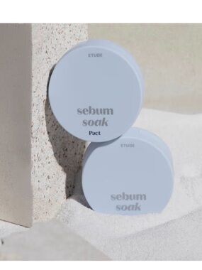 ETUDE Sebum Soak Pact - Light Blue Compact